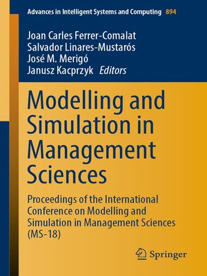 cover image of Modelling and Simulation in Management Sciences